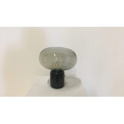 Marmor-Tischleuchte, H 24 cm