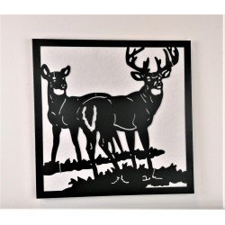 Metall- Wandbild