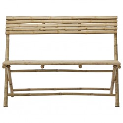 Gartensitzbank aus Bambus, 120 cm