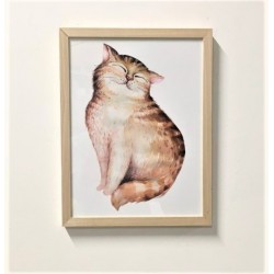 Bild mit Rahmen "Katze", 33...