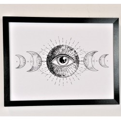 gerahmtes Wandbild, 30 x 40 cm