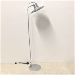 Stehleuchte silber, H 148 cm