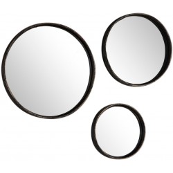 Wandspiegel-Set, 3 tlg
