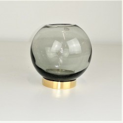Vase, grau
