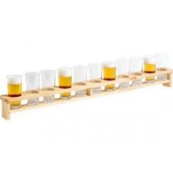 Bierbrett für 11 Gläser