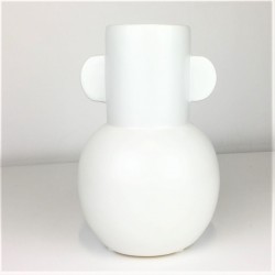 Vase, weiß