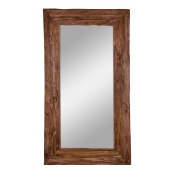 Wandspiegel Teakholz
