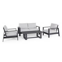 Outdoor-Sitzgruppe, 4-er Set