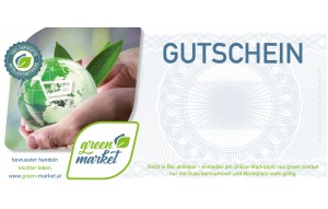 
			                        			Gutschein green-shop